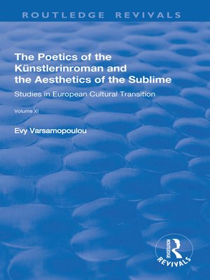 cover image of The Poetics of the Kunstlerinroman and the Aesthetics of the Sublime